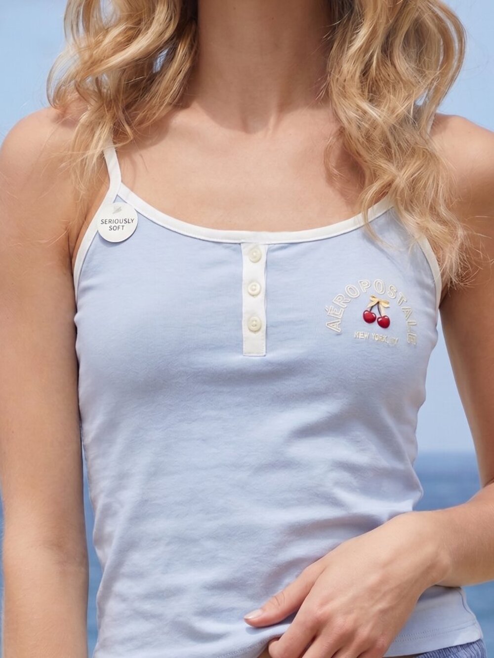 NWT Aeropostale Soft Cherry Cami Tank Top